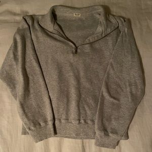brandy melville quarter zip